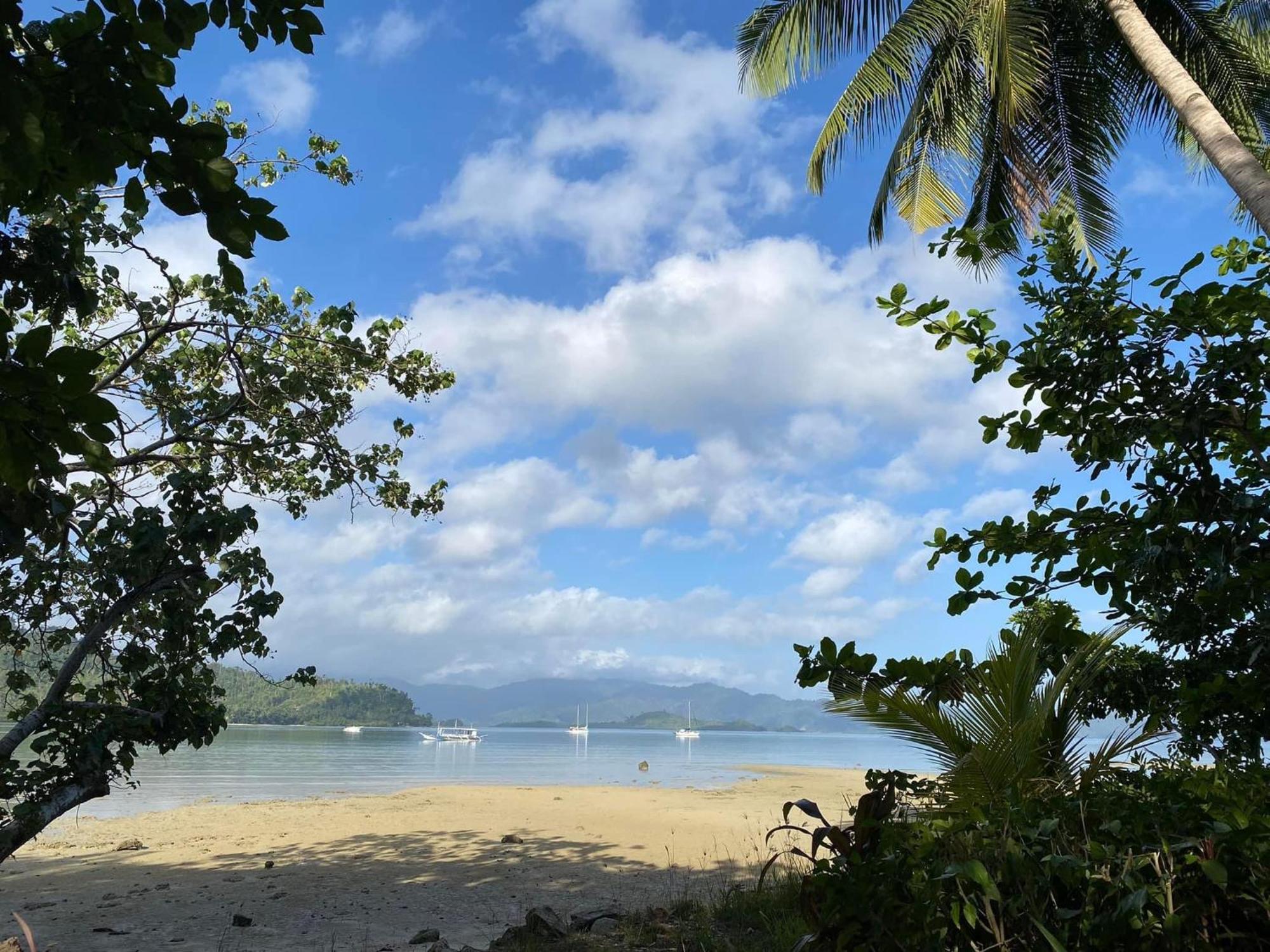 Port Barton - Paradiso Azul Campsite Beachfront With Internet San Vicente  Exterior foto